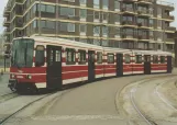 Postcard: The Hague tram line 11 with articulated tram 6098 at Scheveningen Haven Strandweg   (2003)