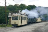 Postcard: Thuin museum line with railcar ART.300 on RAVeL ligne 109/2 Thuin Cimetière (2006)