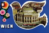 Postcard: Vienna by Burgtheater (1960)