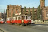 Postcard: Vienna extra line 231 with railcar 4004 on Augartenbrücke (1969)