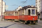 Postcard: Vienna tram line 217 with railcar 2510 near Floridsdorf S+U (1967)