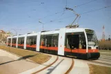 Postcard: Vienna tram line 67 with low-floor articulated tram 601 at Altes Landgut (1997)