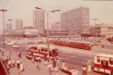 Postcard: Warsaw on rondo Dmowskiego (1983)