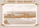 Postcard: Wittdün, Amrum Inselbahn  near Hafen (1939)