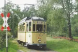 Postcard: Wuppertal BMB with railcar 105 at Schulkohlfurth (1992)