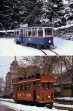 Postcard: Zürich railcar 1330 at Zoo (1990)