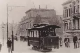 Postcard: Zwickau railcar 1 near Saarstr. (1894)