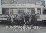 Poster: Kiel tram line 4 with sidecar 72 at Fähre Holtenau (1985)