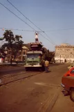 Poznań tower wagon on Plac. Wolnosci (1984)