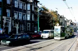 Poznań tram line 11 with railcar 194 on Głogowska (2009)