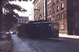 Poznań tram line 4  on Pl. Wielkopolski (1984)