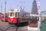 Prague 41 with railcar 351 at Vozovna Střešovise (2005)