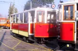 Prague 41 with sidecar 1200 at Vozovna Střešovise (2005)