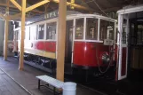 Prague railcar 2222 in Muzeum Městské Hromadné Dopravy (2005)