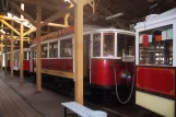 Prague railcar 357 in Muzeum Městské Hromadné Dopravy (2005)