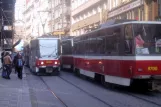 Prague railcar 8635 on Vodičkova (2005)