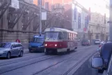 Prague tram line 5 with railcar 8077 on Na Poříčí (2005)