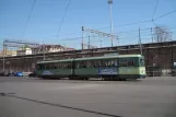 Rome articulated tram 7095 near Porta Maggiore (2010)