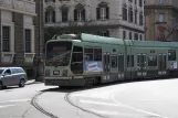 Rome extra line 2/ with low-floor articulated tram 9025 near Risorgimento S.Pietro (2010)