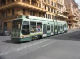 Rome tram line 14 with low-floor articulated tram 9010 at Termini Farini (2016)