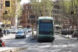 Rome tram line 8 with low-floor articulated tram 9235 on Trastevere (2010)