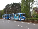 Rostock railcar 702 near Parkstraße (2010)