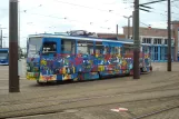 Rostock railcar 710 at Hamburger Str. (2015)