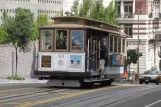 San Francisco cable car Powell-Hyde with cable car 10 on Market & 5th (2010)