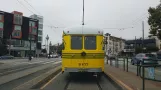 San Francisco F-Market & Wharves with railcar 1057 at Market & Noe (2021)