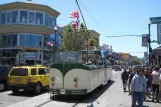 San Francisco F-Market & Wharves with railcar 228 near Jefferson & Taylor (2010)