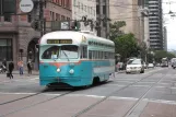 San Francisco railcar 1076 near Market & 2nd (2010)