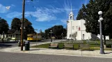 San Jose History Park Line with railcar 143 in History Park (2022)