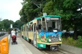 Schöneiche tram line 88 with articulated tram 21 at Friedrichshagen (2008)