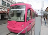 Seattle South Lake Union with low-floor articulated tram 404 at S Jackson St & 5th Ave S (2016)