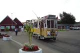 Skælskør museum line with railcar 608 by Havnepladsen (2011)