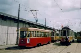 Skjoldenæsholm 1435 mm with railcar 3060 at The tram museum (2005)