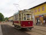 Skjoldenæsholm standard gauge with railcar 12 at Bushallen (2017)