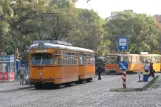 Sofia tram line 22 with railcar 4211 on ul. "Krakra" (2009)