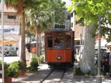 Sóller tram line with railcar 22 at Port de Sóller (2013)