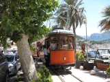 Sóller tram line with railcar 24 at Port de Sóller (2013)