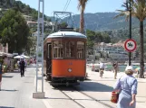 Sóller tram line with railcar 24 on Carrer de la Marina (2013)