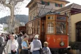 Sóller tram line with railcar 3 at Port de Sóller (2006)