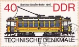 Stamp: 40 Berliner Straßenbahn 1910 DDR
 (1986)