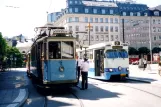 Stockholm Djurgårdslinjen 7N with railcar 342 at Norrmalmstorg (2005)