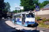 Stockholm Djurgårdslinjen 7N with railcar 754 at Waldemarsudde (2005)