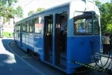 Stockholm Djurgårdslinjen 7N with sidecar 615 at Skansen (2011)