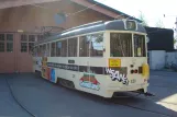 Stockholm railcar 329 in front of Alkärrshallen (2009)