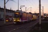 Szczecin tram line 3 with railcar 215 at Dworzec Główny (2011)