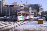 Szczecin tram line 5 on Plac Rodła (2003)