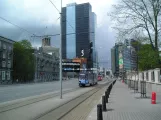 Tallinn articulated tram 104 on Tartu maantee (2007)